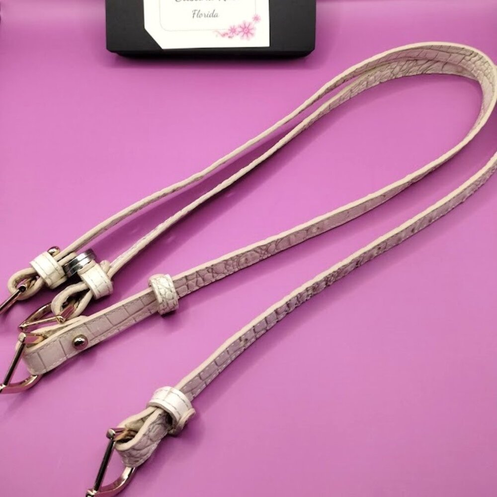 Pair of Brahmin Replacement Straps New Coconut color - FIRM PRICE